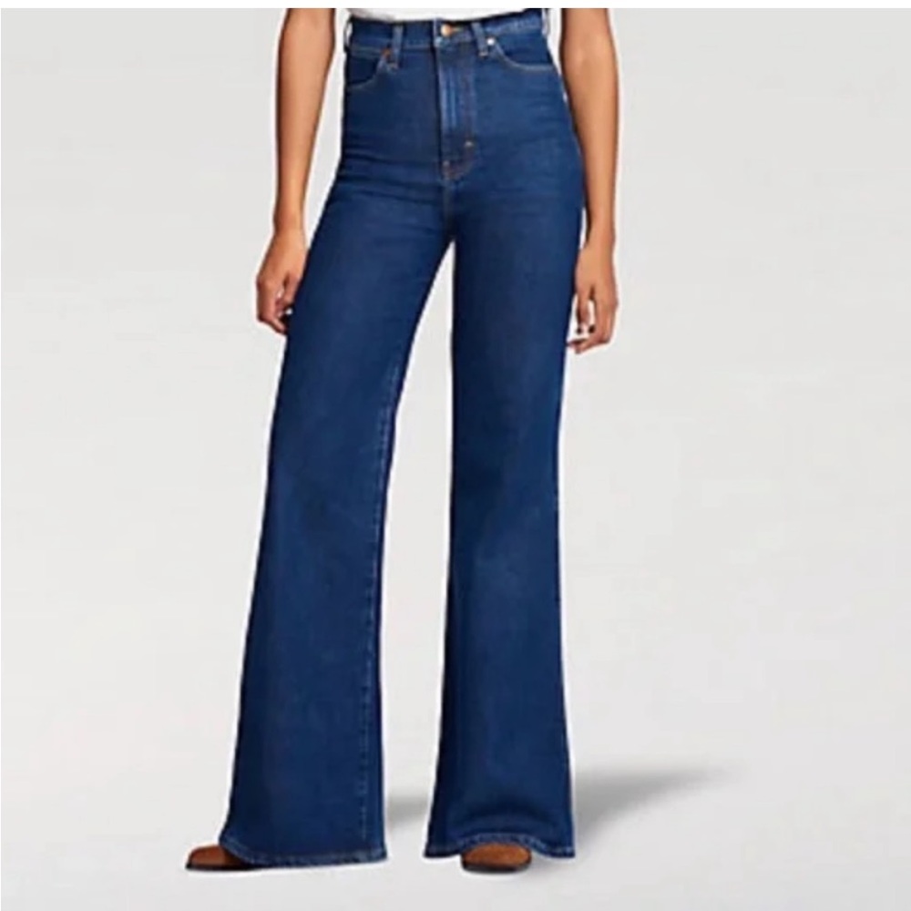 NWT WRANGLER Wanderer 622 31 / 30 High Rise Flare Jeans NEW Petite 112315577